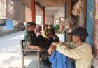 Babinsa Kertaharja Imbau Warga Tidak Membakar Sampah Sembarangan